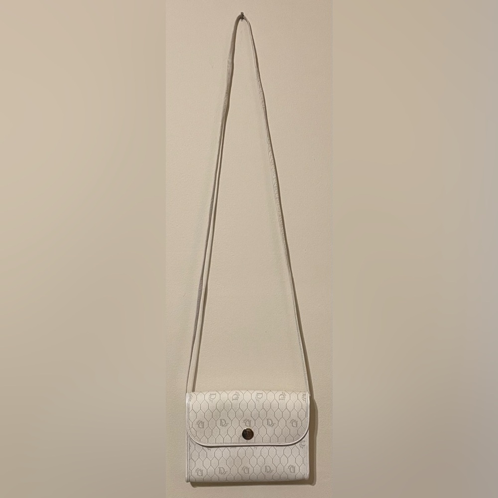 Dior White Monogram Crossbody Bag - Picture 3 of 16